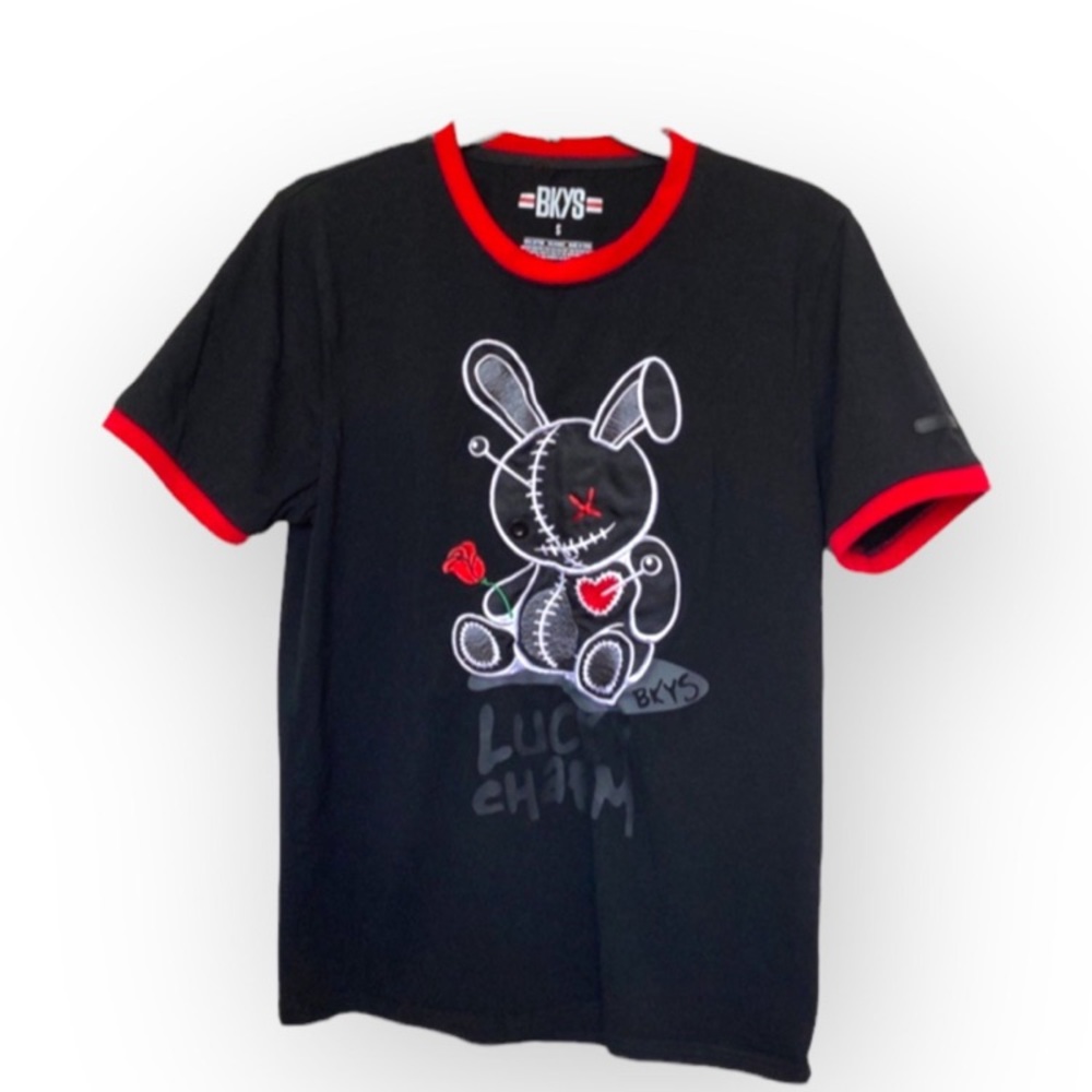 BKYS “Lucky Charm” Embroidered Black Tee